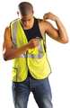 Occunomix High Visibility Vest, XL, Yellow, 50" LUX-SSBRPC-YXL