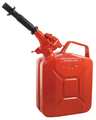 Wavian 1.3 gal Red Cold Rolled Steel Gas Can Gasoline 2238-5