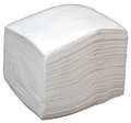 Spilfyter Disposable Wipes, White, 1/4 Fold Poly Wrapped, Airlaid, 75 Wipes, 13 in x 12 1/2 in 61000