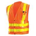 Occunomix Xlarge Vest Orange Regular Mesh LUX-SSLDMS-OXL