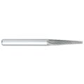 Osg Carbide Bur, 7 deg. Included Angle, 1/8 in 900-9013