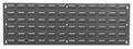 Quantum Storage Systems Steel Louvered Panel, 36 in W x 1/4 in D x 12 in H, Gray QLP-3612