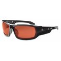 Ergodyne Safety Glasses, Copper Anti-Fog, Scratch-Resistant 50020
