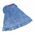 Rubbermaid Commercial Blend Mop Head, Blue, Blended, D21306BL00 D21306BL00