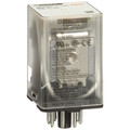 Square D General Purpose Relay, 12V DC Coil Volts, 8 Pin, DPDT 8501KPDR12P14V51
