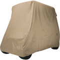 Classic Accessories Golf Cart Cover, Short Roof, 2-person, Khaki 40-040-335801-00