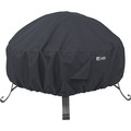 Classic Accessories Coverage Round Fire Pit Cover, Large, Black Fll 55-553-010401-00