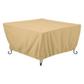 Classic Accessories Fire Pit Cover, Fire Pit Table Cover, Square, Sand 52" 55-825-012001-EC