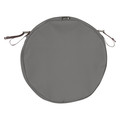 Classic Accessories Montlake Dining Seat Cushion Slipcover, Light Charcoal, 15"x15" 60-148-010801-RT