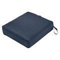 Classic Accessories Rectangle Lounge Seat Cushion, Blue 62-021-INDIGO-EC