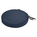 Classic Accessories Round Dining Seat Cushion, Blue, 15" Dia 62-002-INDIGO-EC