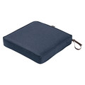 Classic Accessories Square Dining Seat Cushion, Blue, 19"x19"x3" 62-008-INDIGO-EC