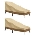 Classic Accessories Veranda Medium Chaise Lounge Cover, 68"x30.5", 2PK 78952-2PK