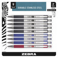 Zebra Pen Pen, Rt, F301, Med, Bk, PK9 11169