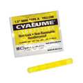 Chemlight By Cyalume Technologies Lightstick, Yellow, 4 hr., 1-1/2 in. L, PK50 9-44350PF