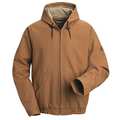 Vf Imagewear Flame Resistant Jacket w/Hood and Lanyard Access, Brown, EXCEL Flame Resistant(R) ComforTouch(R) Flame Resistant Duck, M JLH4BD RG M