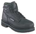 Florsheim Size 10-1/2E Men's 6 in Work Boot Steel Work Boot, Black FE675