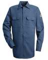 Vf Imagewear Flame Resistant Collared Shirt, Navy, ExcelFR(R), 88%, 2XLT SLW2NV LN XXL