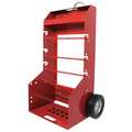 Dayton Wire Spool Cart, Portable, H 51-3/8 In 34D659