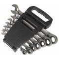 Westward Ratcheting Wrench Set, Combination 34D991