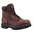 Timberland Pro Size 11-1/2 W Men's 6 in Work Boot Steel Work Boot, Brown TB038021242