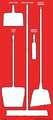 Zoro Select Store-Boards™, 68x30 in, White/Red, Accu-Shield™ 34GN32