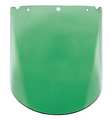 Msa Safety Faceshield Visor, V-Gard Frames, PC, Green 10115845