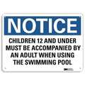 Lyle Plastic Notice Sign, 4 Holes, 14"x10", U5-1095-NP_14X10 U5-1095-NP_14X10