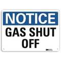 Lyle Notice Sign, 10 in H, 14 in W, Plastic, Horizontal Rectangle, English, U5-1240-NP_14X10 U5-1240-NP_14X10