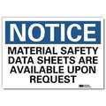 Lyle Notice Sign, 5 in Height, 7 in Width, Reflective Sheeting, Horizontal Rectangle, English U5-1321-RD_7X5