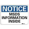 Lyle Notice Sign, 10 in x 14 in, Aluminum U5-1330-NA_14x10