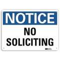 Lyle Notice Sign, 10 in H, 14 in W, Aluminum, Horizontal Rectangle, English, U5-1413-RA_14X10 U5-1413-RA_14X10