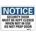 Lyle Notice Sign, 7 in H, 10 in W, Plastic, Vertical Rectangle, English, U5-1513-NP_10X7 U5-1513-NP_10X7