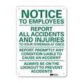Lyle Safety Sign, 10 in Height, 7 in Width, Plastic, Horizontal Rectangle, English U5-1572-NP_7X10