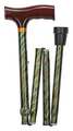 Dmi Folding Cane, Standard, 14inH, Green, Single 502-1325-1200