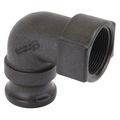 Banjo 1-1/2" 90 Degree Male Adapter x FNPT Cam Lever Coupling 150A90