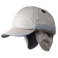 Surflex Bump Cap, Short Brim Baseball, Inner ABS Polymer, Outer Polycotton, Hook-and-Loop Suspension, Beige SCARAP2BGE