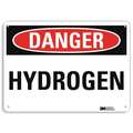 Lyle Danger Sign, 7 in H, 10 in W, Plastic, Vertical Rectangle, English, U3-1666-NP_10X7 U3-1666-NP_10X7
