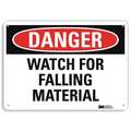 Lyle Danger Sign, 10 in H, 14 in W, Aluminum, Vertical Rectangle, English, U3-2043-RA_14X10 U3-2043-RA_14X10