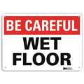 Lyle Safety Sign, 7 in Height, 10 in Width, Aluminum, Vertical Rectangle, English, U7-1056-RA_10X7 U7-1056-RA_10X7