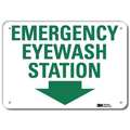 Lyle Emergency Sign, 14" W, 10" H, 0.040" Thick, U7-1107-NA_14x10 U7-1107-NA_14x10