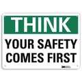 Lyle Safety Sign, 7 in Height, 10 in Width, Aluminum, Vertical Rectangle, English, U7-1352-RA_10X7 U7-1352-RA_10X7