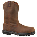 Cat Footwear Size 11W Men's Wellington Boot Steel Work Boot, Brown P90085