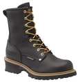 Carolina Shoe Size 9 Men's Logger Boot Steel Work Boot, Black CA5823