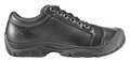 Keen Work Boots, Plain, Mens, 9, D, Lace Up, Blk, PR 1006980