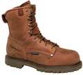 Carolina Shoe Wrk Boots, Mens, 8.5, E, Lace Up, 8inH, Brn, PR CA9528