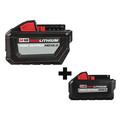 Milwaukee Tool Batteries, Li-Ion, 18V, 12.0Ah, 8.0Ah 48-11-1812, 48-11-1880