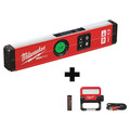 Milwaukee Tool Digital Level, 4V Lithium Battery, 14" L MLDIG14, 2114-21