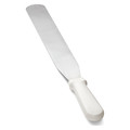 Tablecraft Icing Spatula, SS, Wht Plst Handle, 12" 4212