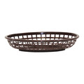 Tablecraft Classic Oval Basket, Brown, PK12 1074BR
